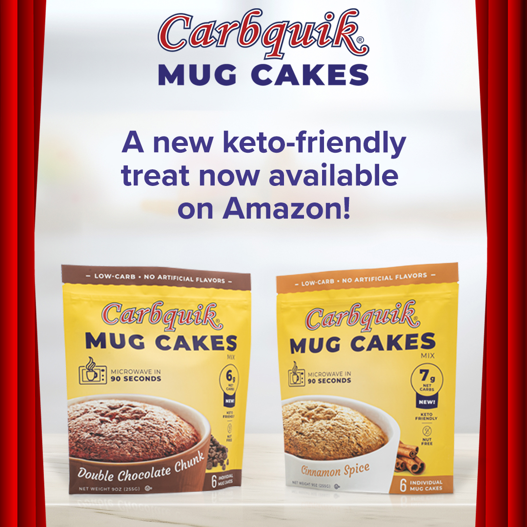 Carbquik mug cakes